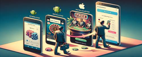Процесс скачивания приложения 1Win на Android